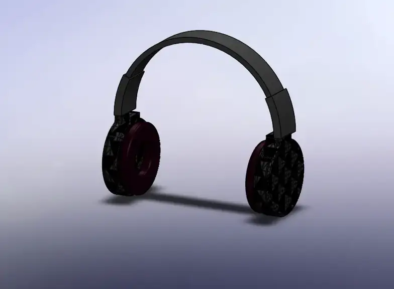 3D Headphone Cad Model